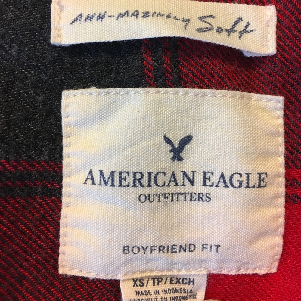 American Eagle Ahh-mazingly soft flannel shirt, XS - Picture 3 of 7